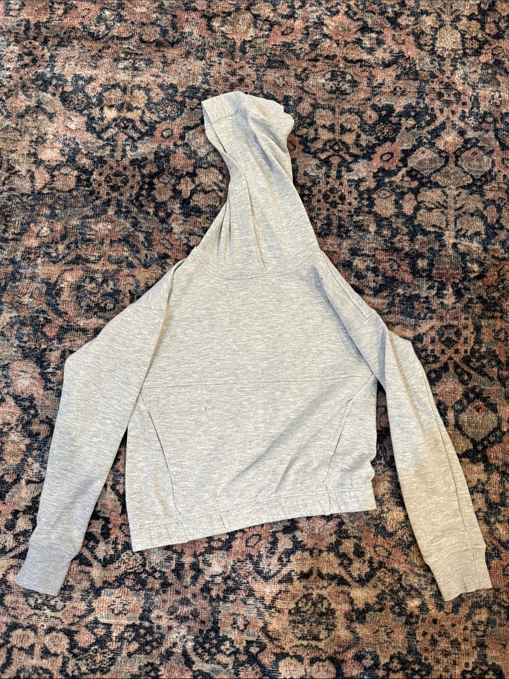 Kids Lightweight Hooded Sweatshirt - Heather Gray